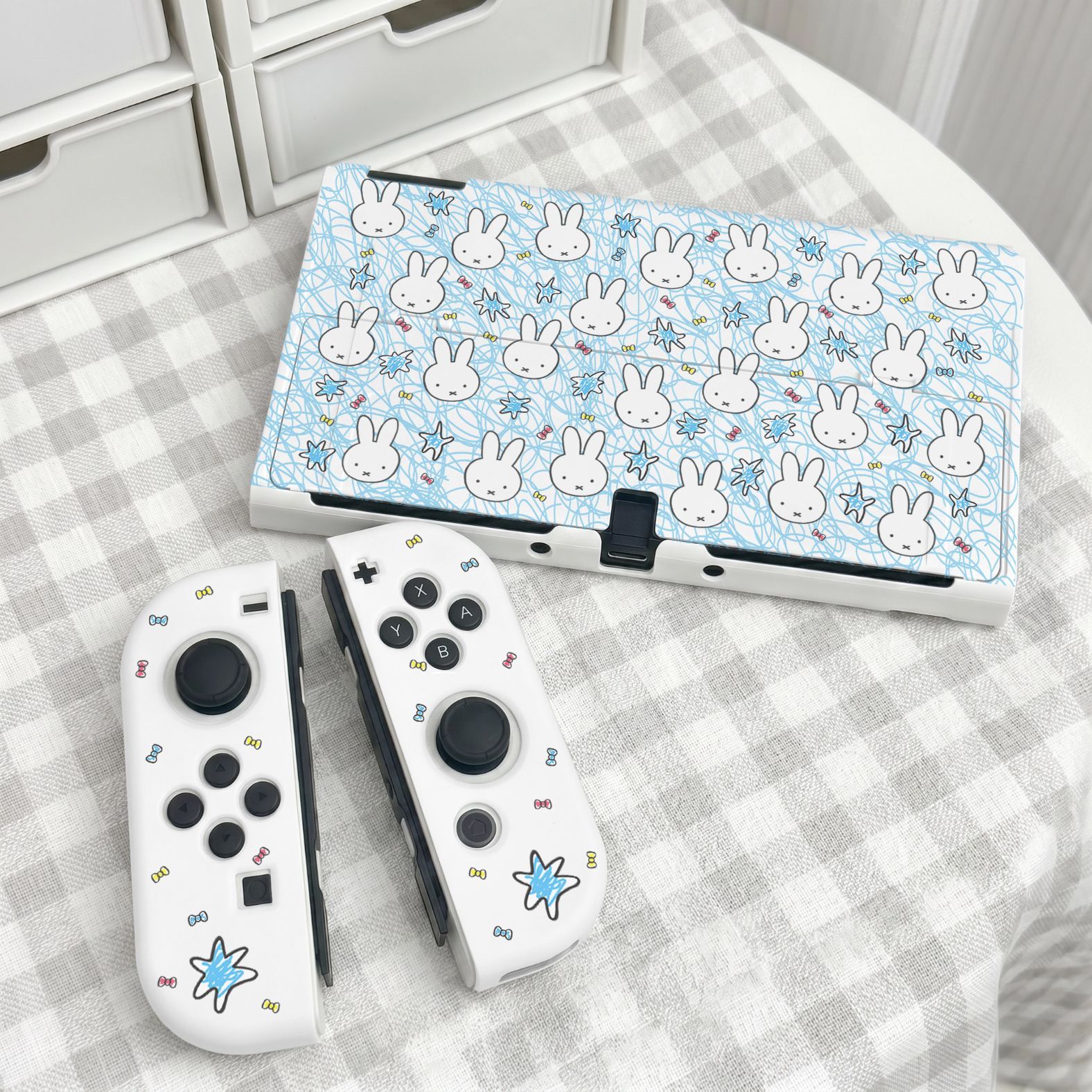 Thumb Grip Joystick - Miffy Cartoon Cute Split Switch Protective