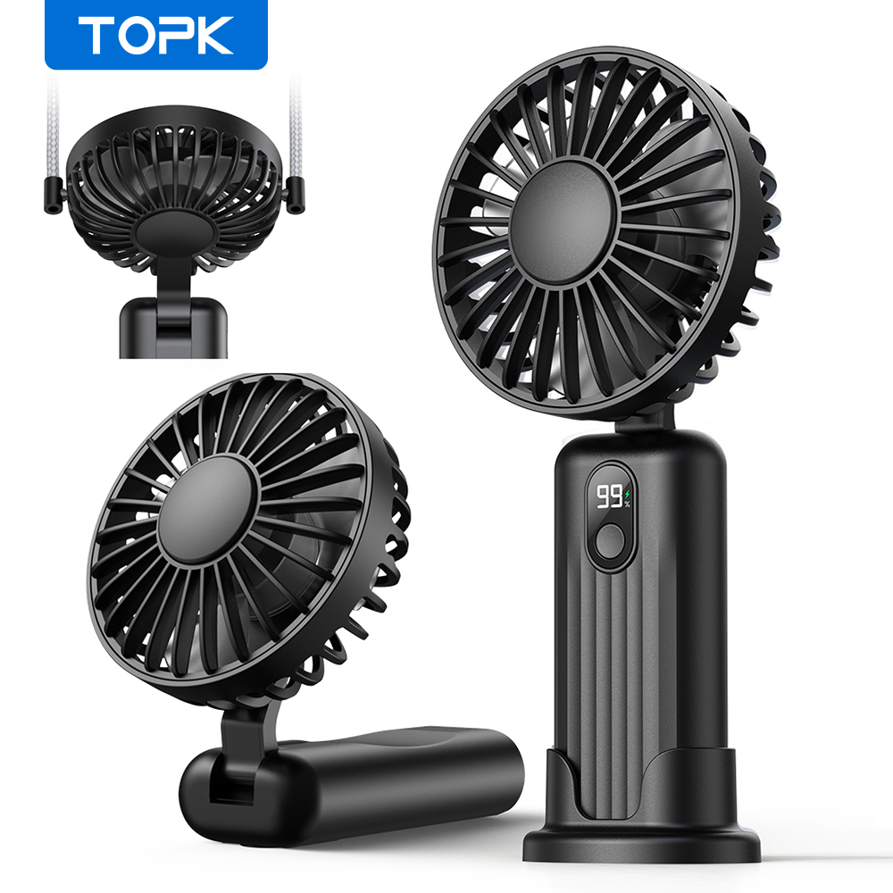 Gaming Console K36 - TOPK 5000mah Mini Portable Fan, USB