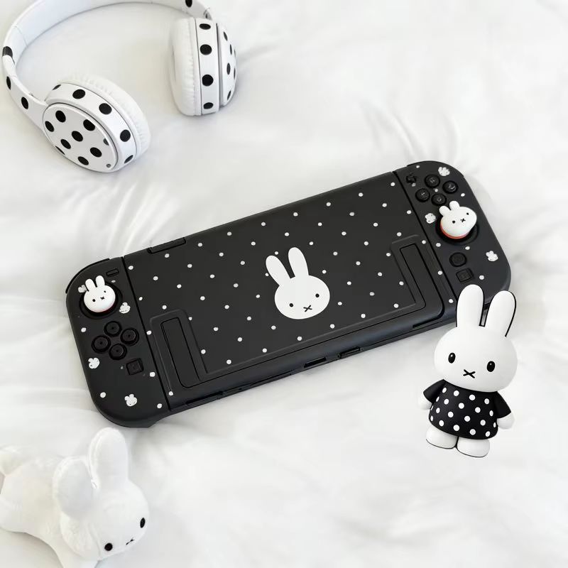 Thumb Grip Joystick - Miffy Polka Dot Protective Case For