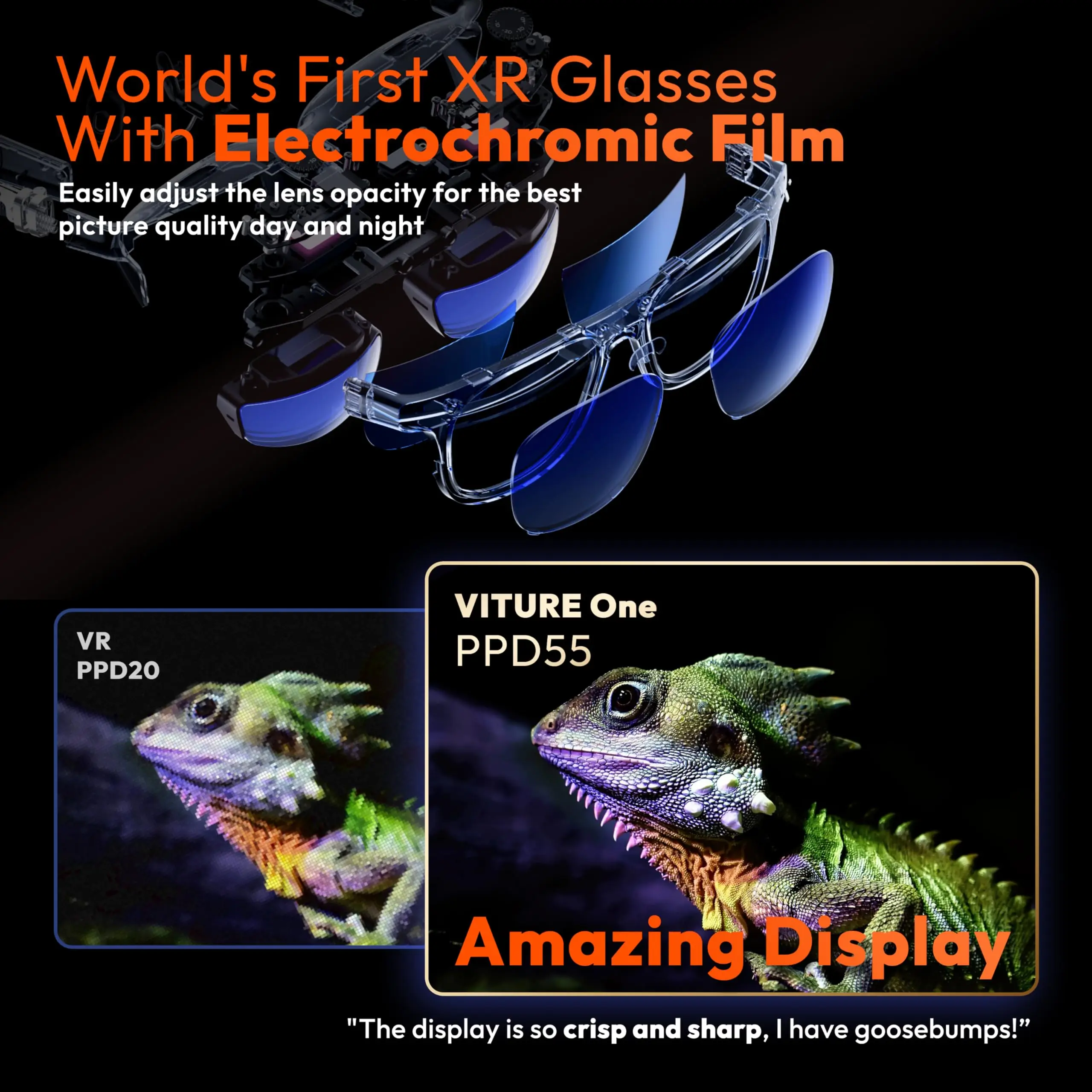 VITURE One XR/AR 3D Glasses Co - Gaming Console Steam Deck recension och pris