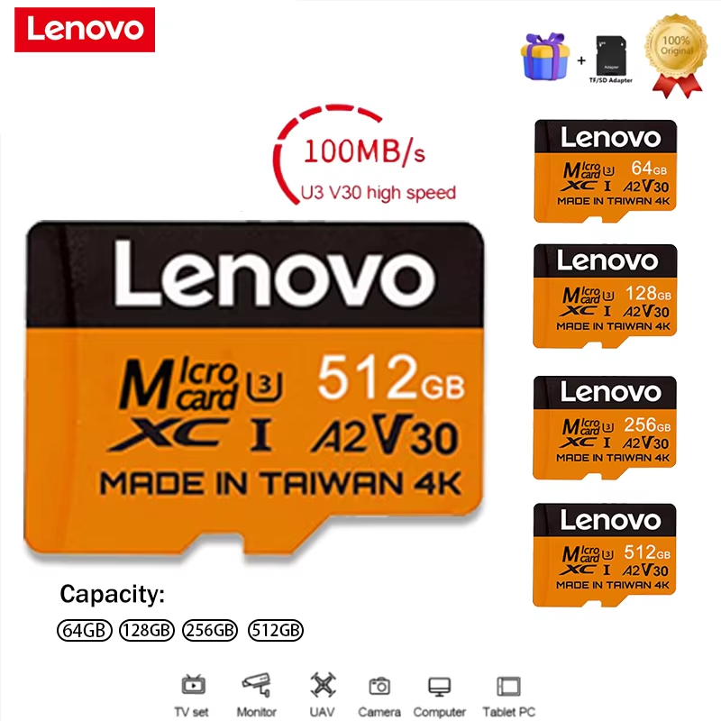 Lenovo Secure 512GB SD Cards M - Gaming Console In Phone recension och pris