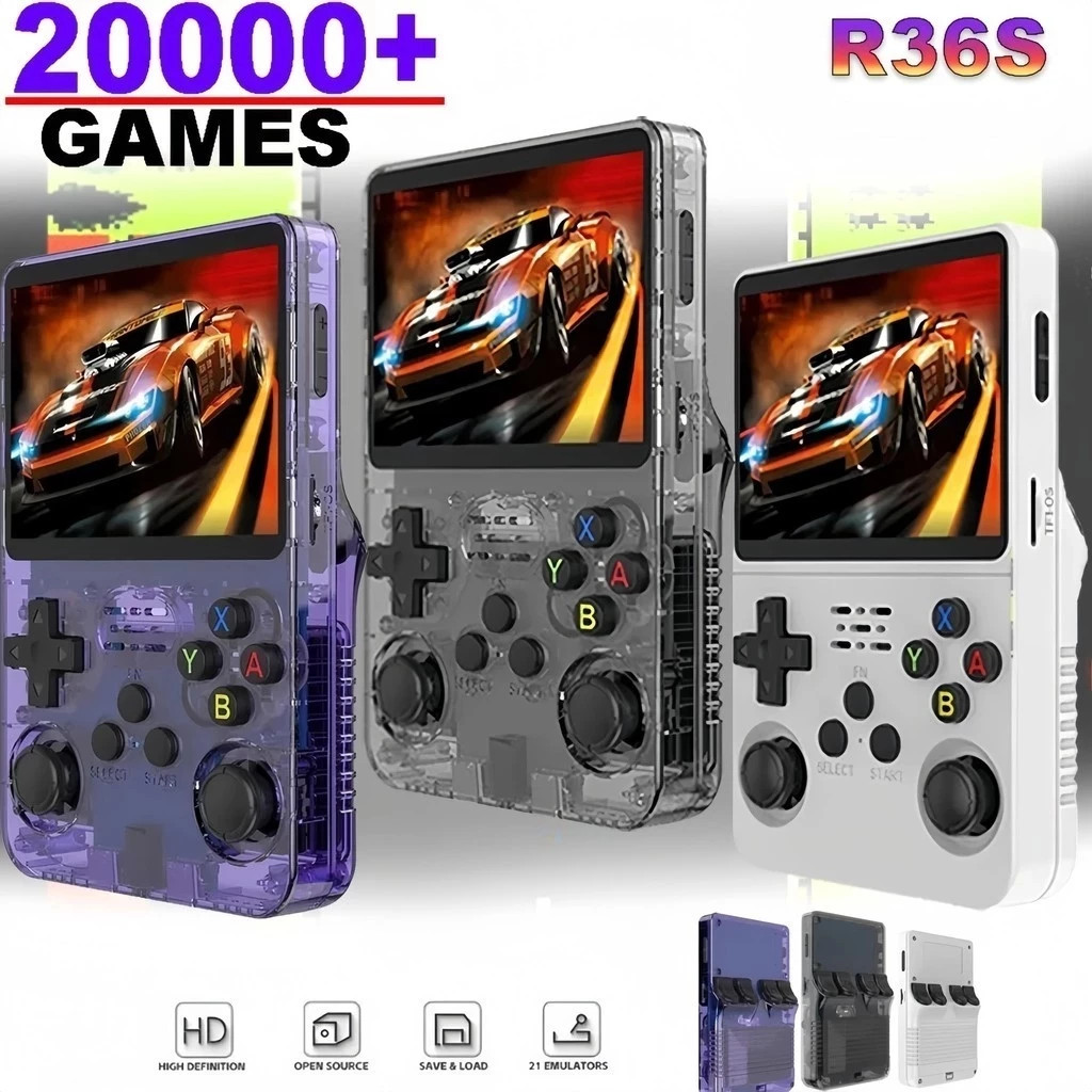 Mini R36S Retro Handheld Video - Gaming Console X80 recension och pris