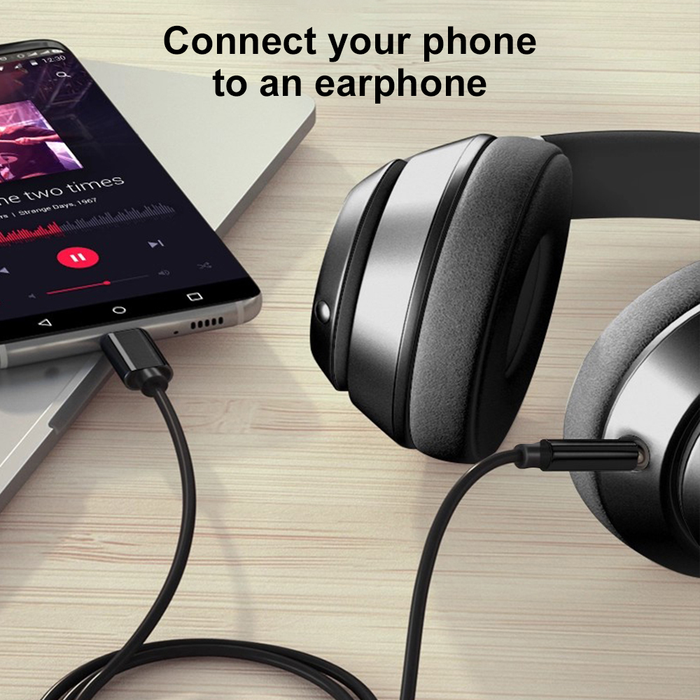 Type-C to 3.5mm AUX Audio Cabl - Gaming Console Connect With Phone recension och pris