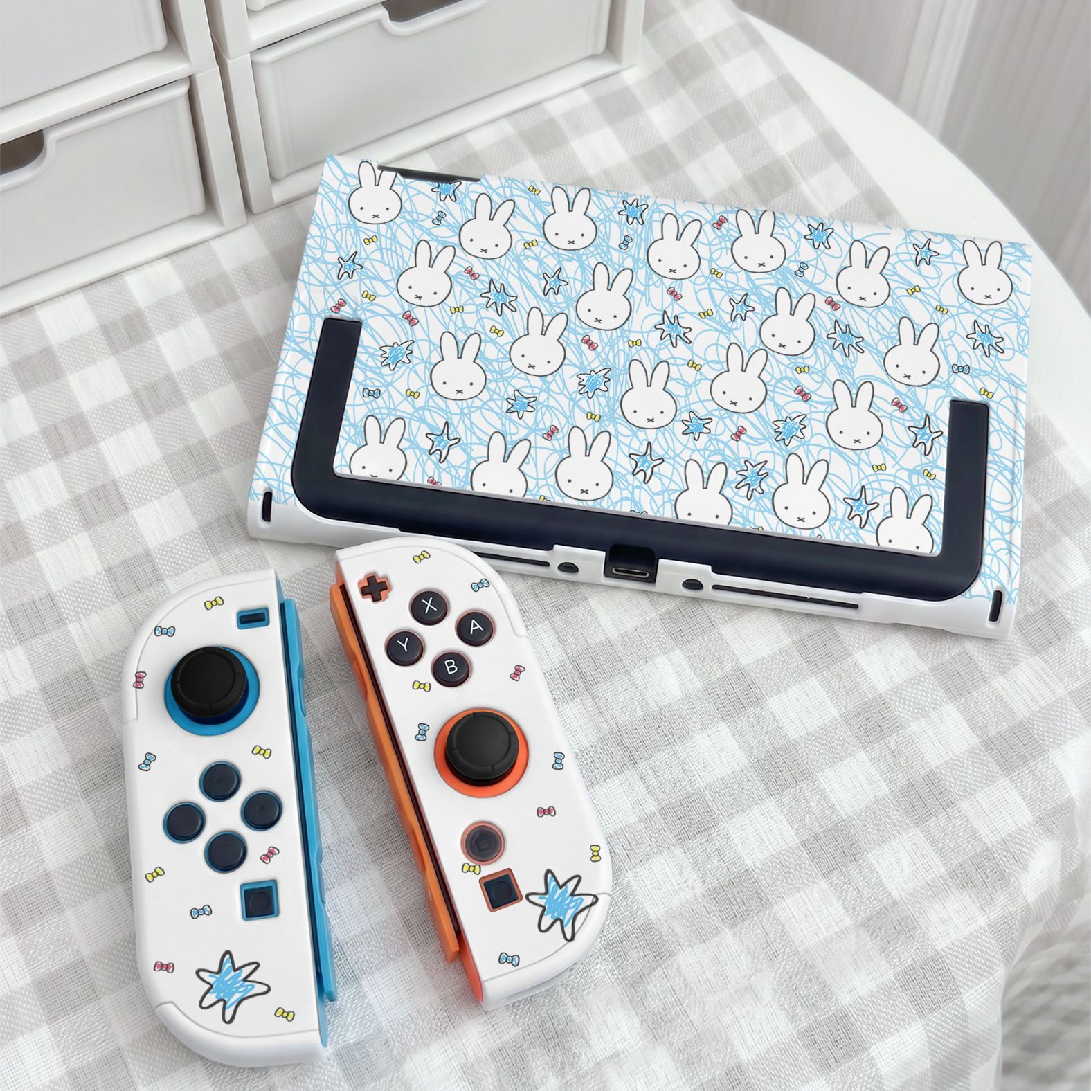 Miffy Cartoon Cute Split Switc - Thumb Grip Joystick recension och pris