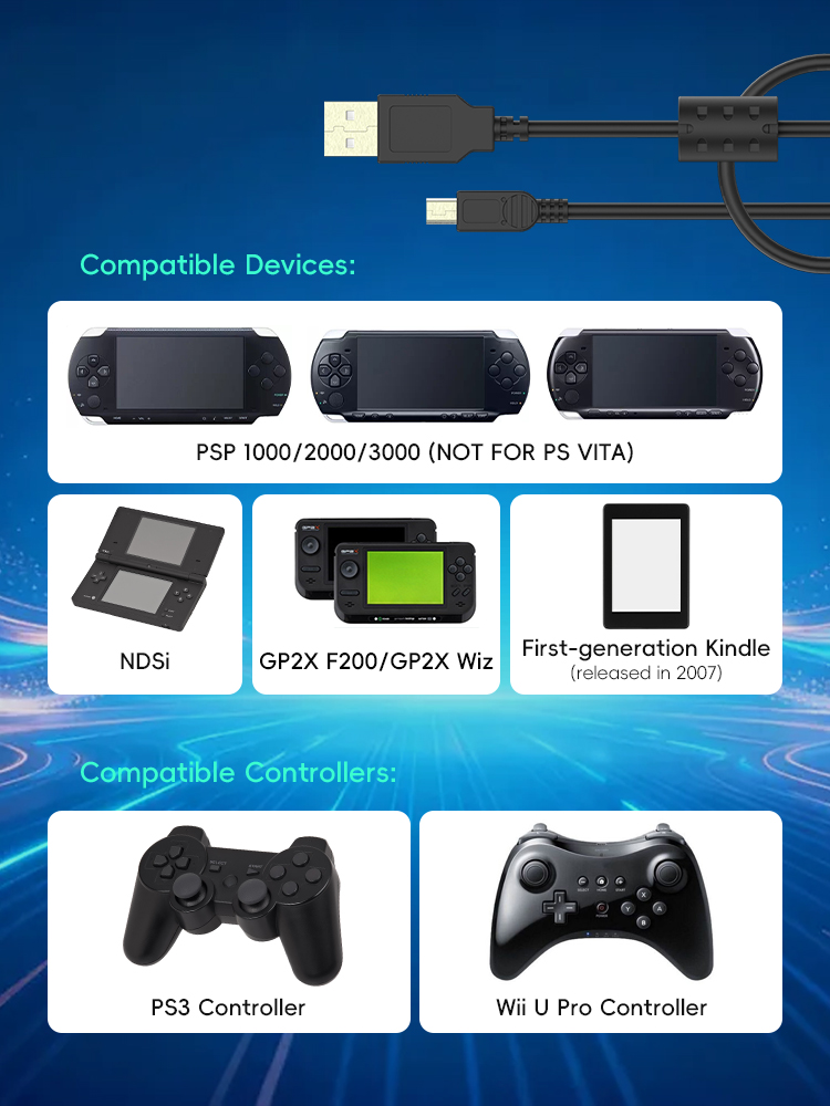 Data Frog USB A to Mini B 5 Pi - Gaming Console Ps3 recension och pris