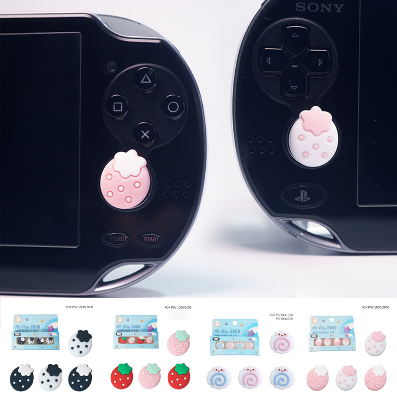 4pcs Strawberry Soft Thumb Sti - Thumb Grip Joystick recension och pris
