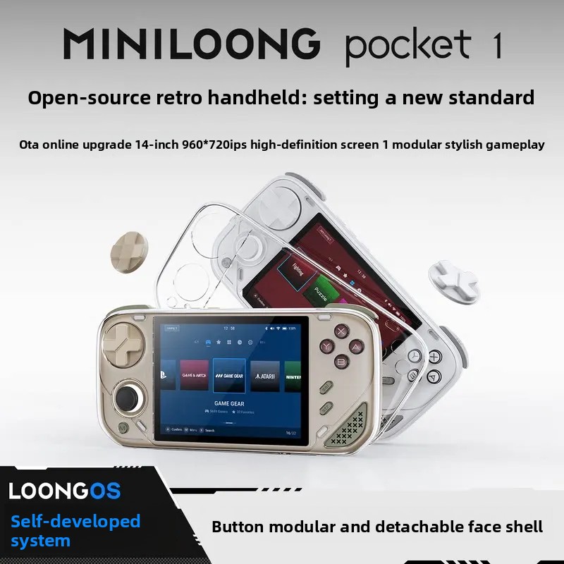 MINILOONG POCKET 1 Retro Handh - Gaming Console Os recension och pris