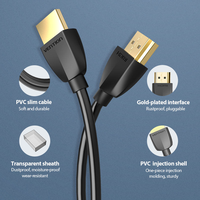 Vention HDMI Cable Slim HDMI t - Gaming Console Bundle recension och pris