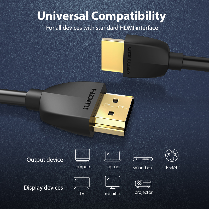 Vention HDMI Cable Slim HDMI t - Gaming Console Bundle recension och pris