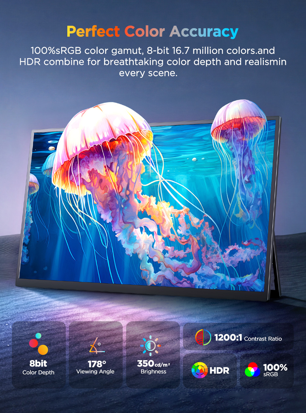 UPERFECT 4K Portable Monitor T - Gaming Console X80 recension och pris