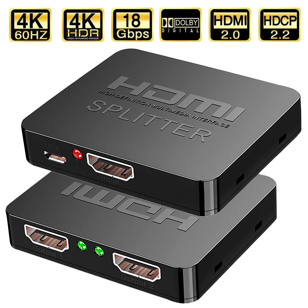 2023 Best 4K HDMI Splitter 1x2 - Gaming Console Bundle recension och pris