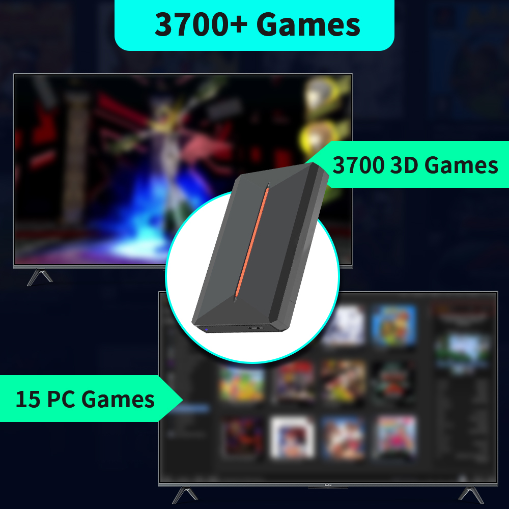 Launchbox OS 500GB Portable Ga - Gaming Console Os recension och pris
