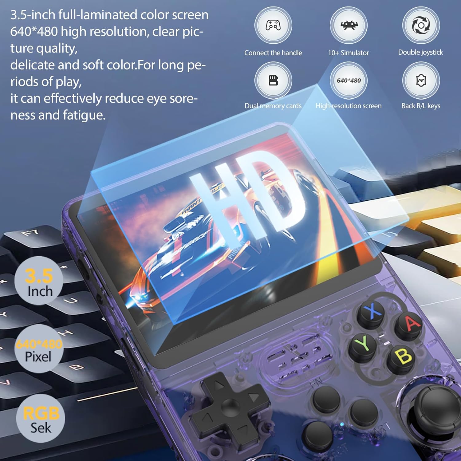 NEW R36S Retro Handheld Game C - Gaming Console Os recension och pris