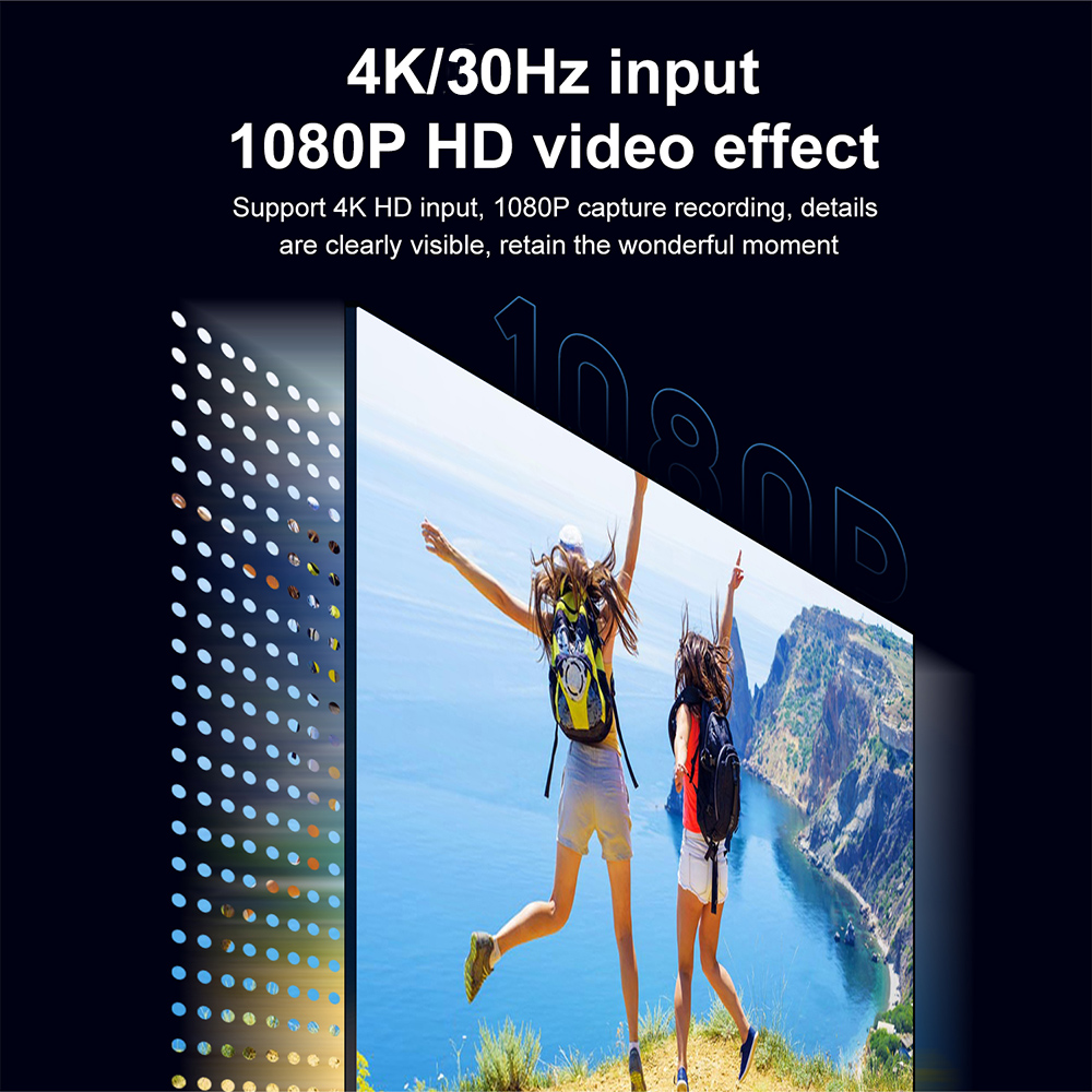 4K HDMI-compatible USB Video C - Gaming Console And Pc recension och pris