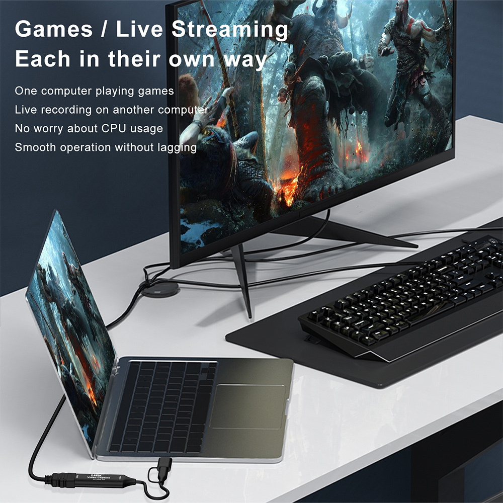 4K HDMI-compatible USB Video C - Gaming Console And Pc recension och pris